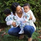 Alternate image 2 for Burt's Bees Baby&reg; Newborn Cutest Clover Sleep &amp; Play Footed Pajamas in Emerald