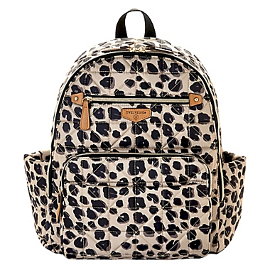 TWELVElittle Companion Backpack Diaper Bag in Leopard. View a larger version of this product image.