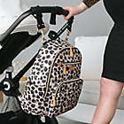 Alternate image 6 for TWELVElittle Companion Backpack Diaper Bag in Leopard