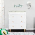 Alternate image 2 for babyletto Lolly 3-Drawer Changing Dresser