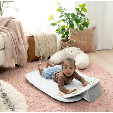 Ingenuity&trade; Cozy Prop 4-in-1 Sit Up & Prop Activity Mat in Nate. View a larger version of this product image.