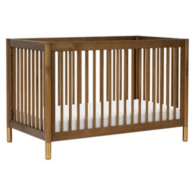 Babyletto Gelato 4-in-1 Convertible Crib with Toddler Bed Conversion Kit in Natural/Walnut