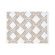 Everhome&trade; Diamond Weave Placemat in Peyote/Tan