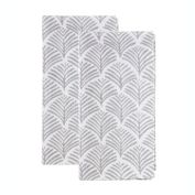 Everhome&trade; Fanned Leaf Napkins in Microchip (Set of 2)