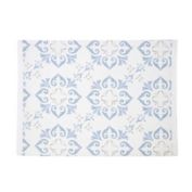 Everhome&trade; Faded Medallion Placemat in Skyway Blue