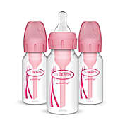 Dr. Brown&#39;s&reg; Options+&trade; 3-Pack 4 oz. Baby Bottles in Pink