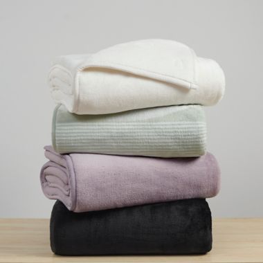 UGG&reg; Big Sur Oversized Blanket in Off Black. View a larger version of this product image.