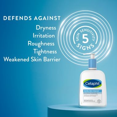 Cetaphil&reg; 16 fl. oz. Gentle Skin Cleanser. View a larger version of this product image.