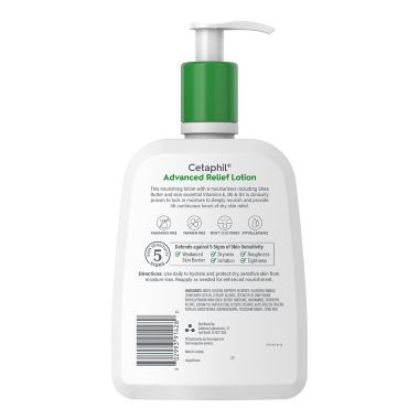 Cetaphil&reg; 16 fl. oz. Advanced Relief Lotion with Shea Butter. View a larger version of this product image.