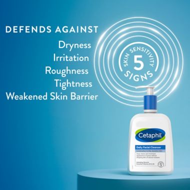 Cetaphil&reg; 16 fl. oz. Daily Facial Cleanser. View a larger version of this product image.