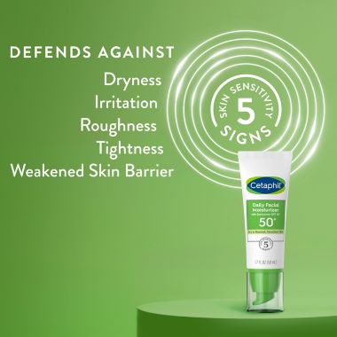Cetaphil&reg; 1.7 oz. Daily Facial Moisturizer SPF50. View a larger version of this product image.