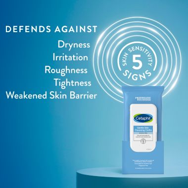 Cetaphil&reg; 10-Count Gentle Skin Cleansing Cloths. View a larger version of this product image.