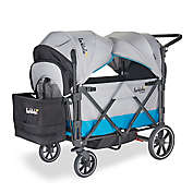 Larktale&trade; Caravan&trade; Double Stroller/Wagon in Grey/Blue