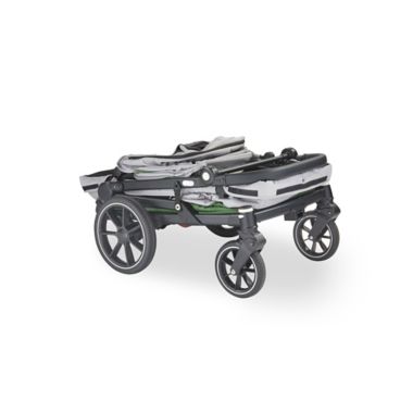 Larktale&trade; Caravan&trade; Coupe Double Stroller in Grey/Black. View a larger version of this product image.