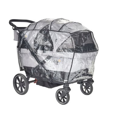 Larktale&trade; Caravan&trade; Coupe Double Stroller in Grey/Black. View a larger version of this product image.