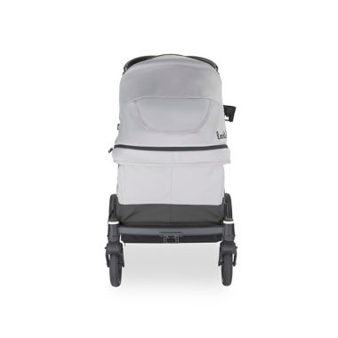 Larktale&trade; Caravan&trade; Coupe Double Stroller in Grey/Black. View a larger version of this product image.