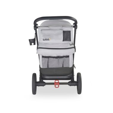 Larktale&trade; Caravan&trade; Coupe Double Stroller in Grey/Black. View a larger version of this product image.