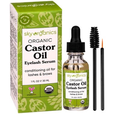 Sky Organics&trade; 1 fl. oz Organic Castor Oil Eyelash Serum. View a larger version of this product image.