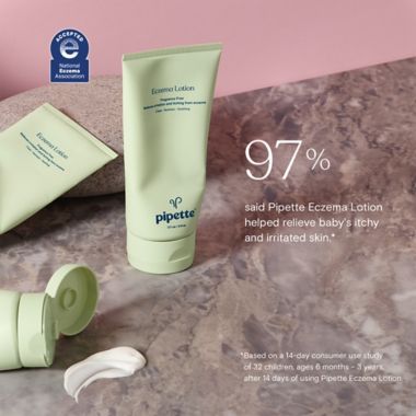 pipette&trade; 6 fl. oz. Fragrance-Free Eczema Lotion. View a larger version of this product image.