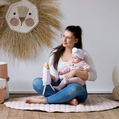 Toddlekind&reg; Nappy Free Luxe Play Mat in Sea Shell. View a larger version of this product image.