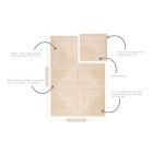 Alternate image 6 for Toddlekind&reg; Prettier Earth Standard Puzzle Play Mat in Clay