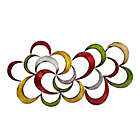 Alternate image 0 for Ridge Road Decor Multi-Colored Abstract 35-Inch x 17-Inch Metal Wall Sculpture