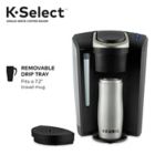 Alternate image 3 for Keurig&reg; K-Select&reg; Single-Serve K-Cup&reg; Pod Coffee Maker in Matte Black