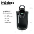 Alternate image 10 for Keurig&reg; K-Select&reg; Single-Serve K-Cup&reg; Pod Coffee Maker in Matte Black