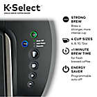 Alternate image 10 for Keurig&reg; K-Select&reg; Single-Serve K-Cup&reg; Pod Coffee Maker in Matte Black