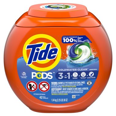 Tide&reg; PODS&trade; 42-Count Laundry Detergent in Original Scent. View a larger version of this product image.