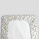 Alternate image 2 for Bellabu Bear Milk &amp; Cookies Changing Pad Cover in White