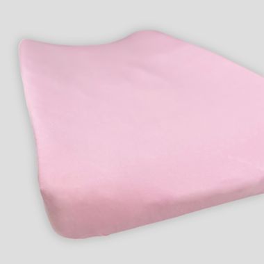 Bellabu Bear Fitted Crib Sheet in Blush Pink. View a larger version of this product image.
