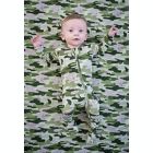 Alternate image 2 for Bellabu Bear&reg; Camo 2-Layer Reversible Bamboo Blanket in Green