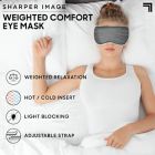 Alternate image 1 for Sharper Image&reg; Weighted Comfort Eye Mask in Grey