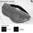 Alternate image 3 for Sharper Image&reg; Weighted Comfort Eye Mask in Grey