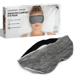 Sharper Image® Weighted Comfort Eye Mask in Grey