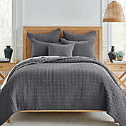 Levtex Home Mills Waffle 3-Piece King Quilt Set in Charcoal