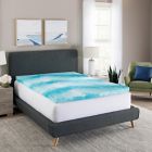 Alternate image 1 for BodiPEDIC&trade; 3" Cooling Gel Swirl Memory Foam Mattress Topper