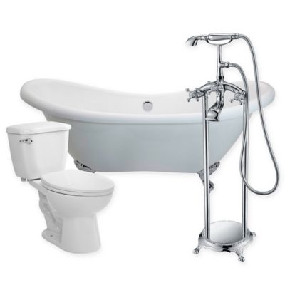 48 acrylic clawfoot tub