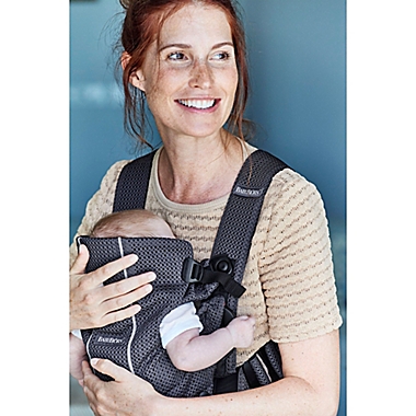 BABYBJÖRN&reg; Baby Carrier Mini 3D Mesh in Anthracite. View a larger version of this product image.