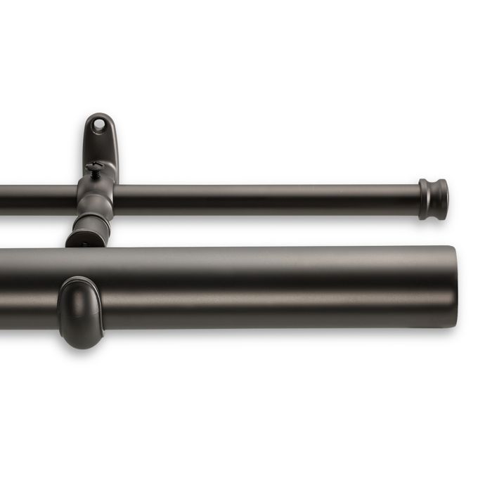 bed bath and beyond double curtain rods