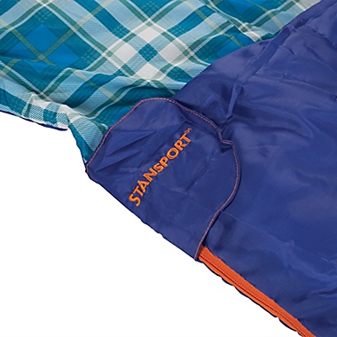 Stansport&reg; 2-Person Convertible Sleeping Bag in Blue. View a larger version of this product image.