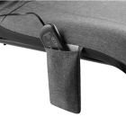 Alternate image 4 for HoMedics&reg; Shiatsu Recline Massaging Chaise Lounger in Grey