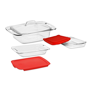 Pyrex&reg; Easy Grab&trade; Glass Bakeware. View a larger version of this product image.