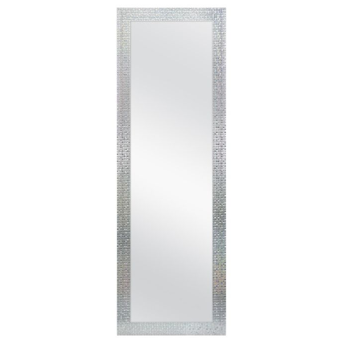 mosaic tile 18 inch x 54 inch rectangular over the door mirror bed bath beyond usd