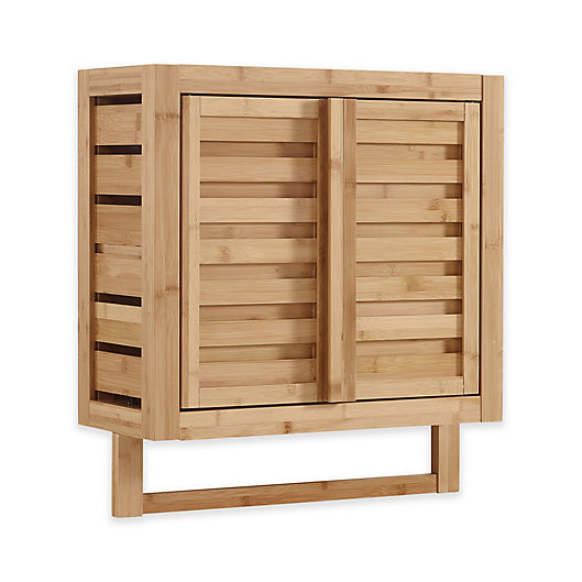 Alternate image 1 for Haven™ No Tools Bamboo Wall Cabinet