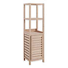 Alternate image 0 for Haven&trade; No Tools Bamboo Tower Cabinet in White Wash