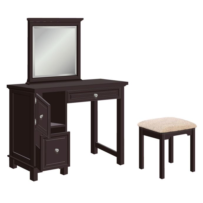 Wakefield 2 Piece Vanity Set In Espresso Bed Bath Beyond