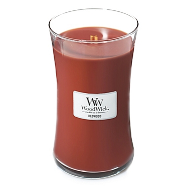 WoodWick&reg; Redwood  21.5 oz. Hourglass Candle. View a larger version of this product image.