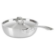 Viking&reg; Professional 3 qt. 5-Ply Stainless Steel Covered Saucier